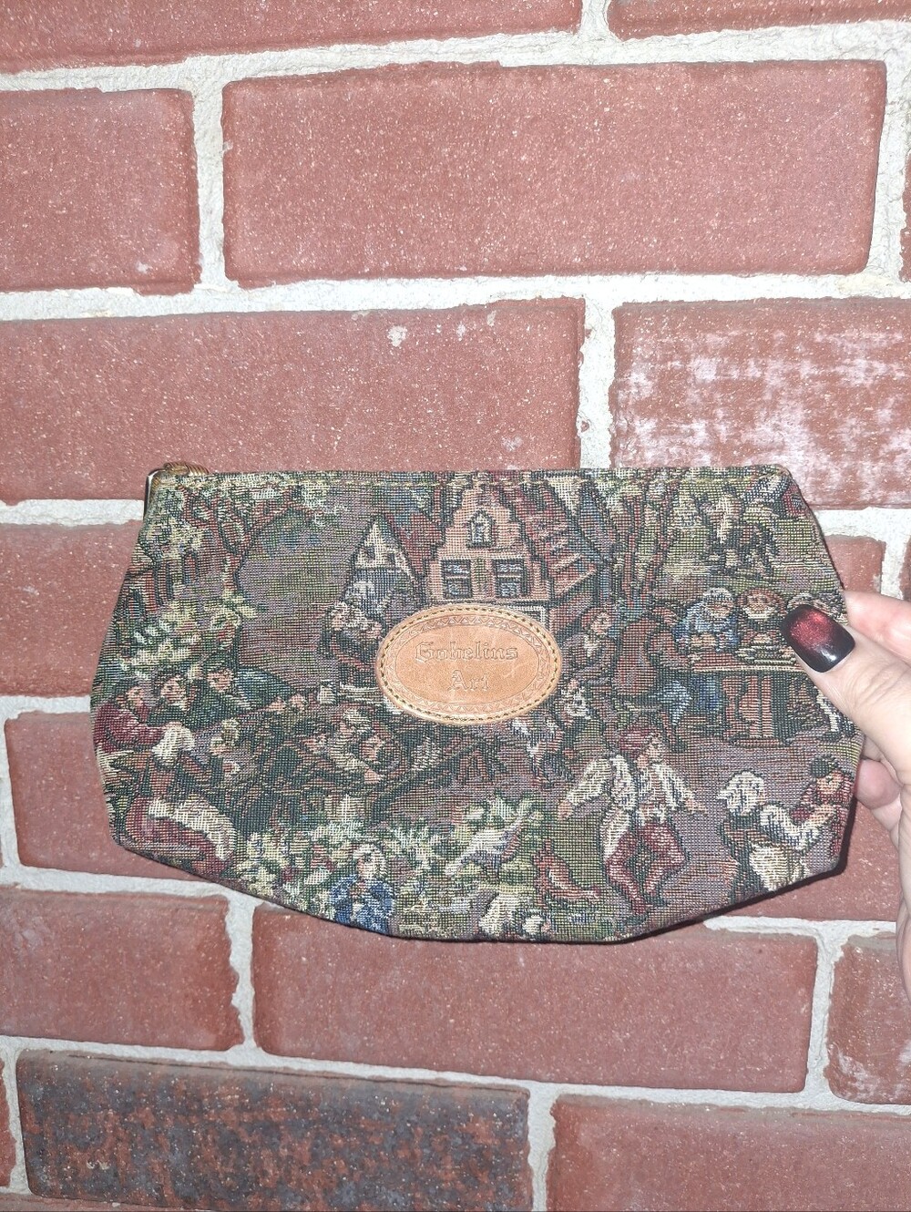 Gobelins Art tapestry pouch